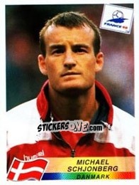 Figurina Michael Schjonberg - Fifa World Cup France 1998 - Panini