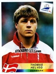 Sticker Thomas Helveg - Fifa World Cup France 1998 - Panini