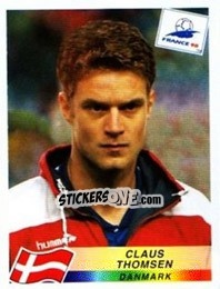 Figurina Claus Thomsen - Fifa World Cup France 1998 - Panini