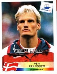 Sticker Per Frandsen - Fifa World Cup France 1998 - Panini