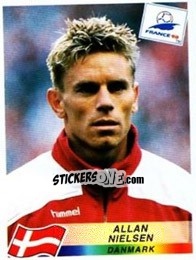 Sticker Allan Nielsen - Fifa World Cup France 1998 n. 222 - Panini