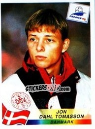 Figurina Jon Dahl Tomasson - Fifa World Cup France 1998 - Panini