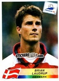 Sticker Brian Laudrup - Fifa World Cup France 1998 - Panini