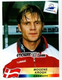 Sticker Mogens Krogh - Fifa World Cup France 1998 - Panini