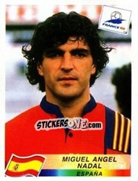 Sticker Miguel Angel Nadal - Fifa World Cup France 1998 - Panini