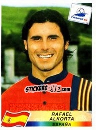 Cromo Rafael Alkorta - Fifa World Cup France 1998 - Panini