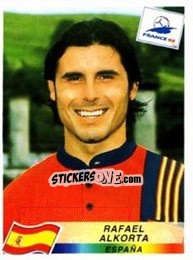 Figurina Rafael Alkorta - Fifa World Cup France 1998 - Panini