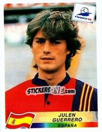 Sticker Julen Guerrero - Fifa World Cup France 1998 - Panini