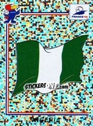 Cromo Emblem Nigeria - Fifa World Cup France 1998 - Panini