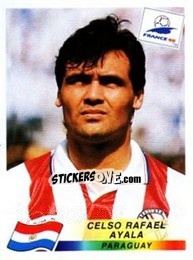 Cromo Celso Rafael Ayala - Fifa World Cup France 1998 - Panini