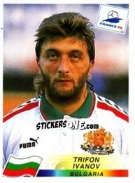 Sticker Trifon Ivanov - Fifa World Cup France 1998 - Panini