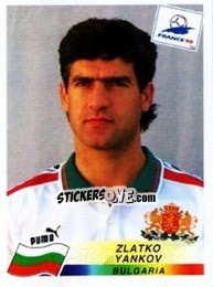 Cromo Zlatko Yankov - Fifa World Cup France 1998 - Panini