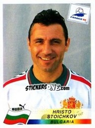 Sticker Hristo Stoichkov - Fifa World Cup France 1998 - Panini