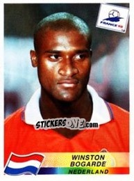 Sticker Winston Bogarde - Fifa World Cup France 1998 - Panini