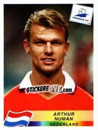 Cromo Arthur Numan - Fifa World Cup France 1998 - Panini