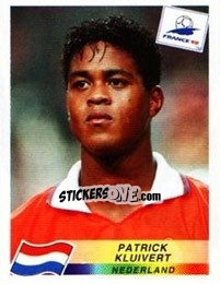 Sticker Patrick Kluivert - Fifa World Cup France 1998 - Panini