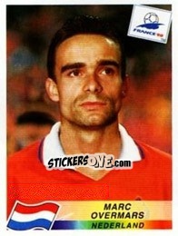 Sticker Marc Overmars - Fifa World Cup France 1998 - Panini