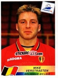 Sticker Mike Verstraeten - Fifa World Cup France 1998 - Panini