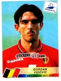 Figurina Gordan Vidovic - Fifa World Cup France 1998 - Panini