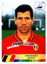 Sticker Vincenzo Scifo - Fifa World Cup France 1998 - Panini