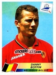 Figurina Danny Boffin - Fifa World Cup France 1998 - Panini