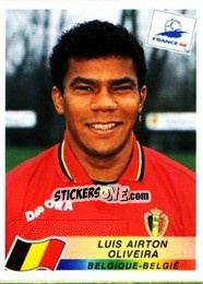 Sticker Luis Airton Oliveira - Fifa World Cup France 1998 - Panini