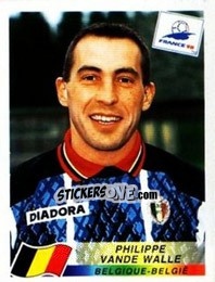 Sticker Philippe Vande Walle - Fifa World Cup France 1998 - Panini