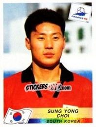 Figurina Choi Sung Yong - Fifa World Cup France 1998 - Panini