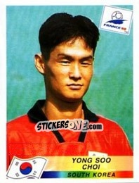 Sticker Choi Yong Soo - Fifa World Cup France 1998 - Panini