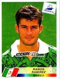 Sticker Ramon Ramirez - Fifa World Cup France 1998 - Panini