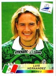 Sticker Luis Hernandez - Fifa World Cup France 1998 - Panini