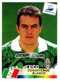 Cromo Cuauhtemoc Blanco