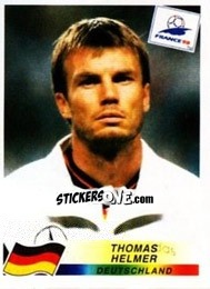 Sticker Thomas Helmer - Fifa World Cup France 1998 - Panini