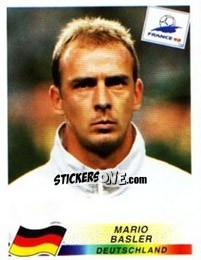 Figurina Mario Basler - Fifa World Cup France 1998 - Panini