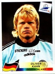 Sticker Oliver Kahn - Fifa World Cup France 1998 - Panini