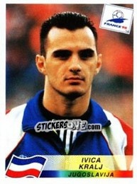 Cromo Ivica Kralj - Fifa World Cup France 1998 - Panini