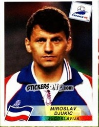 Figurina Miroslav Djukic - Fifa World Cup France 1998 - Panini