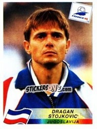 Cromo Dragan Stojkovic - Fifa World Cup France 1998 - Panini