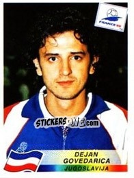Sticker Dejan Govedarica - Fifa World Cup France 1998 - Panini