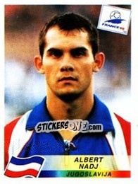 Sticker Albert Nadj - Fifa World Cup France 1998 - Panini