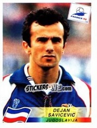 Cromo Dejan Savicevic - Fifa World Cup France 1998 - Panini