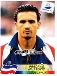 Figurina Predrag Mijatovic - Fifa World Cup France 1998 - Panini