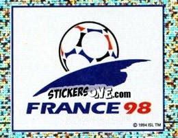 Sticker Official Emblem - Fifa World Cup France 1998 n. 2 - Panini
