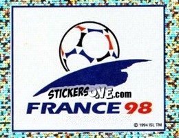 Cromo Official Emblem - Fifa World Cup France 1998 - Panini