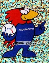 Sticker Official Mascot - Fifa World Cup France 1998 - Panini