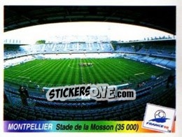 Figurina Stade de la Mosson - Fifa World Cup France 1998 - Panini