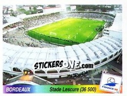 Sticker Stade Lescure - Fifa World Cup France 1998 n. 12 - Panini