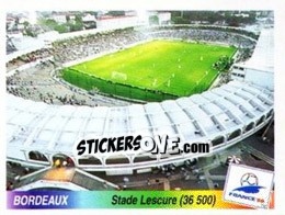 Sticker Stade Lescure - Fifa World Cup France 1998 - Panini