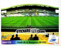 Sticker Stade de la Beaujoire - Fifa World Cup France 1998 n. 13 - Panini