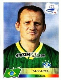 Cromo Taffarel - Fifa World Cup France 1998 - Panini